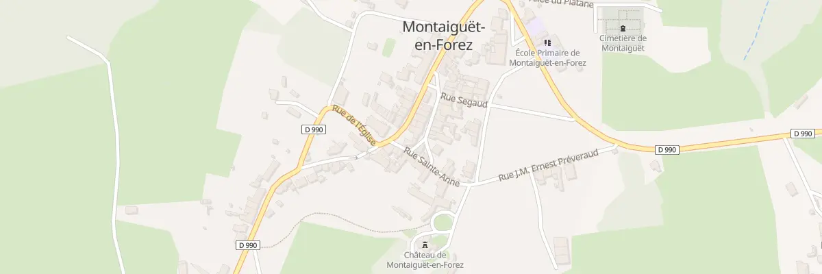 Plan du 8 Rue Pierre de la Fin à Montaiguët-en-Forez
