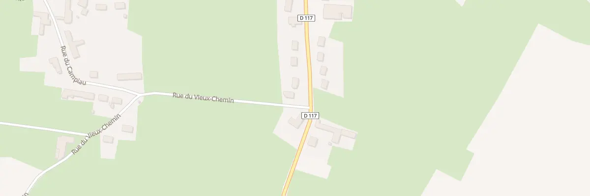 Plan du 2 Rue du Vieux Chemin à Grand-Fayt
