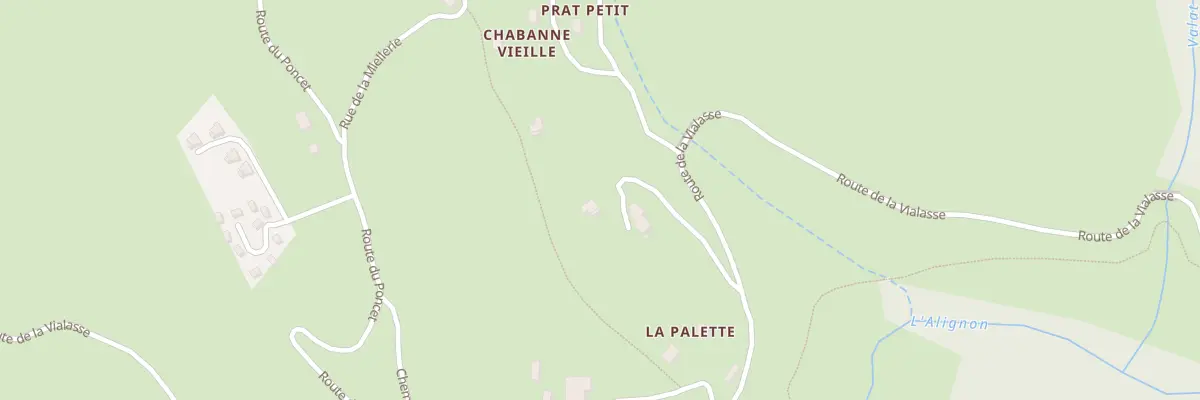 Plan du 5106 Masmejean à Pont de Montvert - Sud Mont Lozère