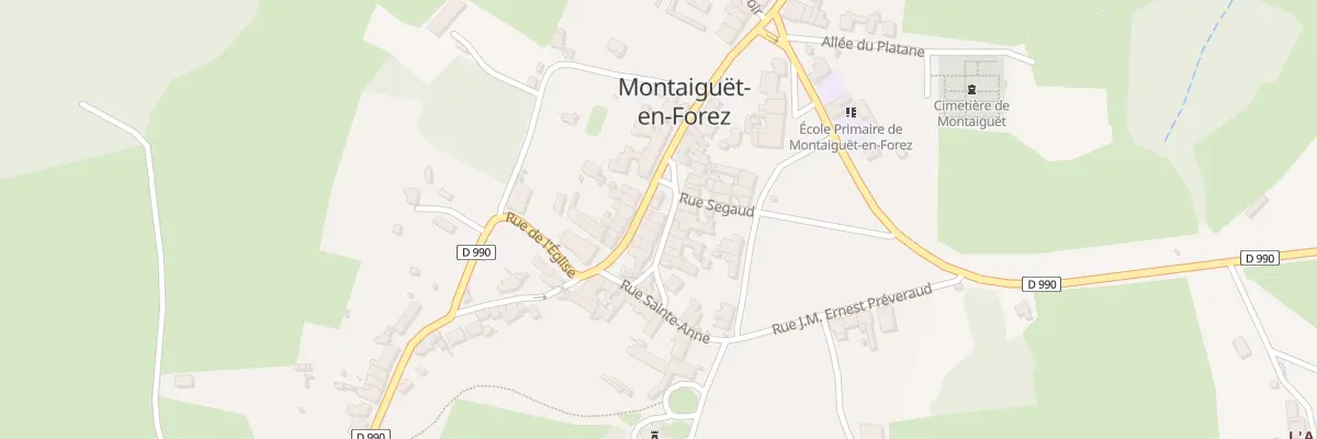Plan du 9 Rue du Forez à Montaiguët-en-Forez