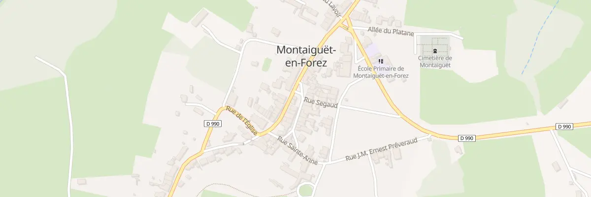 Plan du 11 Rue du Forez à Montaiguët-en-Forez