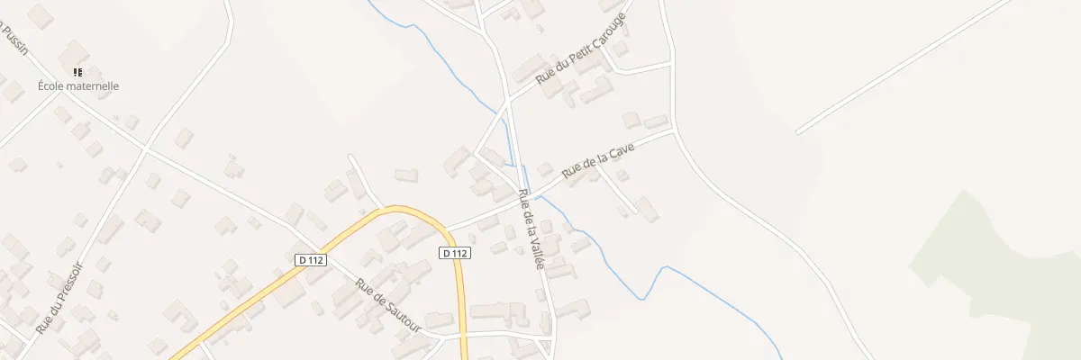 Plan du 1 Rue de la Cave à Neuvy-Sautour