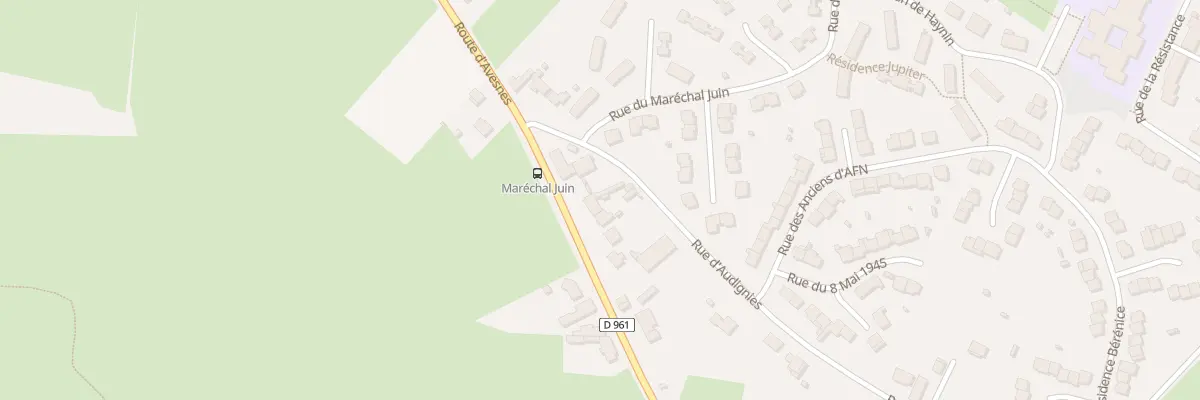 Plan du 27 Rte d’Avesnes à Bavay