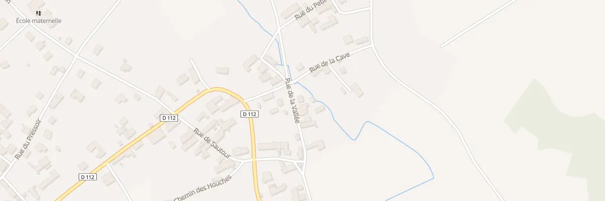 Plan du 18 Rue de la Vallée à Neuvy-Sautour