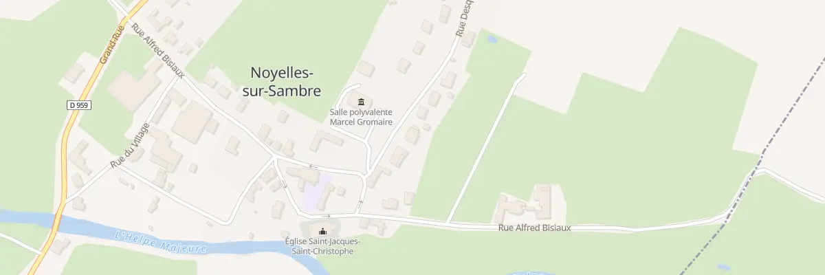 Plan du 6 Rue Desquesnes à Noyelles-sur-Sambre