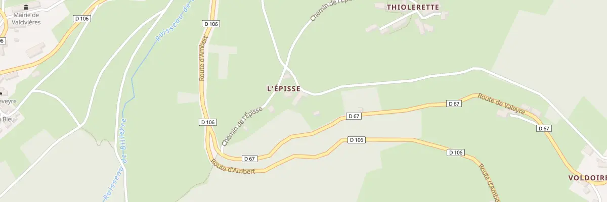Plan du 5209 L’Episse à Valcivières
