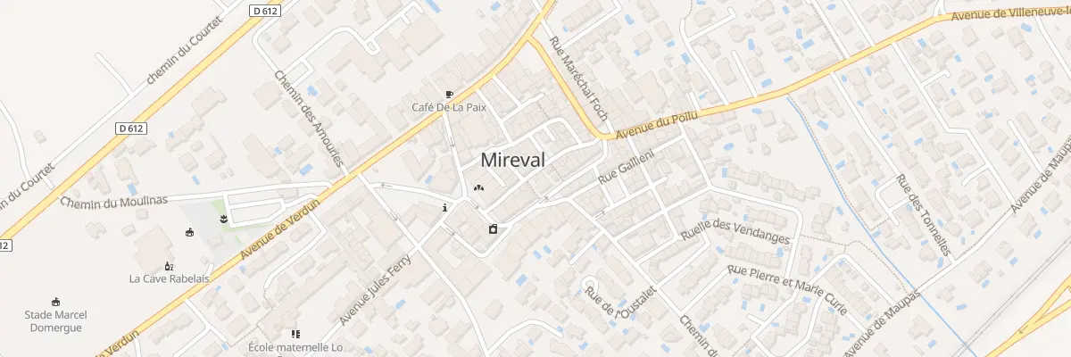 Plan du 19 Grand Rue à Mireval