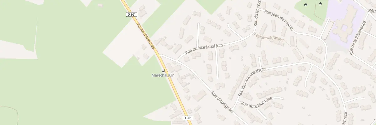 Plan du 1 Res Les Iris Rue du Mal Juin à Bavay