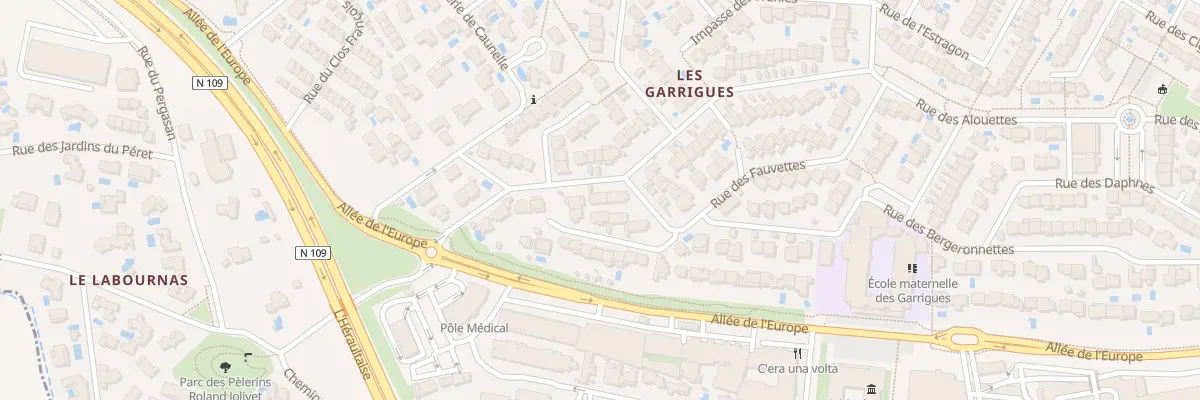 Plan du 79 Rue des Alouettes à Juvignac