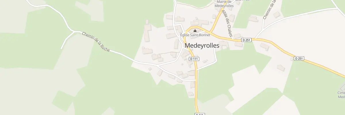 Plan du 5094 Le Bourg à Medeyrolles