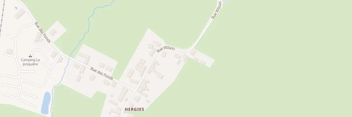 Plan du 30 Rue Wilson à Hon-Hergies