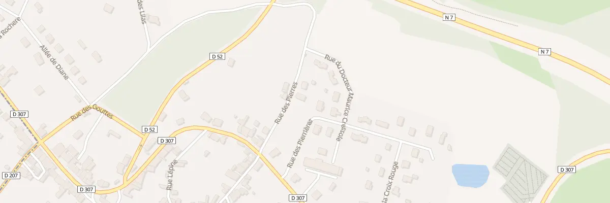 Plan du 2 Rue des Pierres à Saint-Martin-d’Estréaux