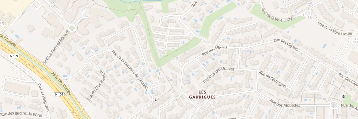 Plan du 102 Rue des Cigales à Juvignac