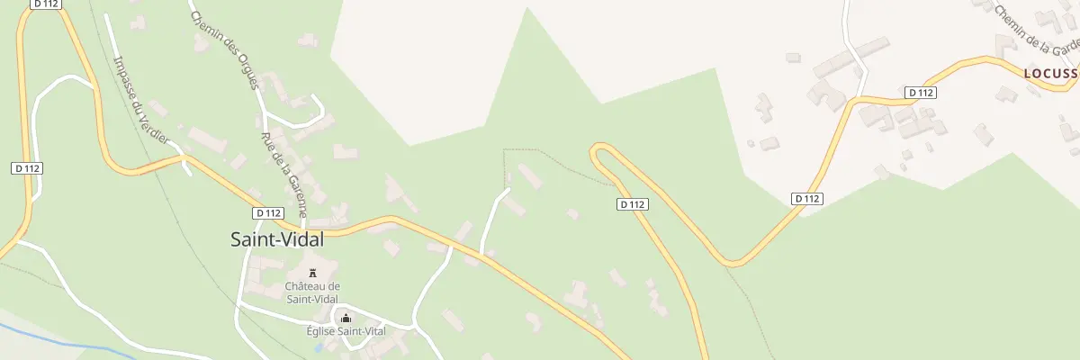Plan du 8 Rue du Rocher à Saint-Vidal