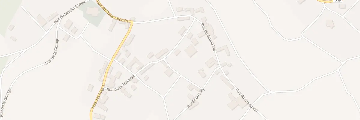 Plan du 18 Rue de Traverse à Allemant