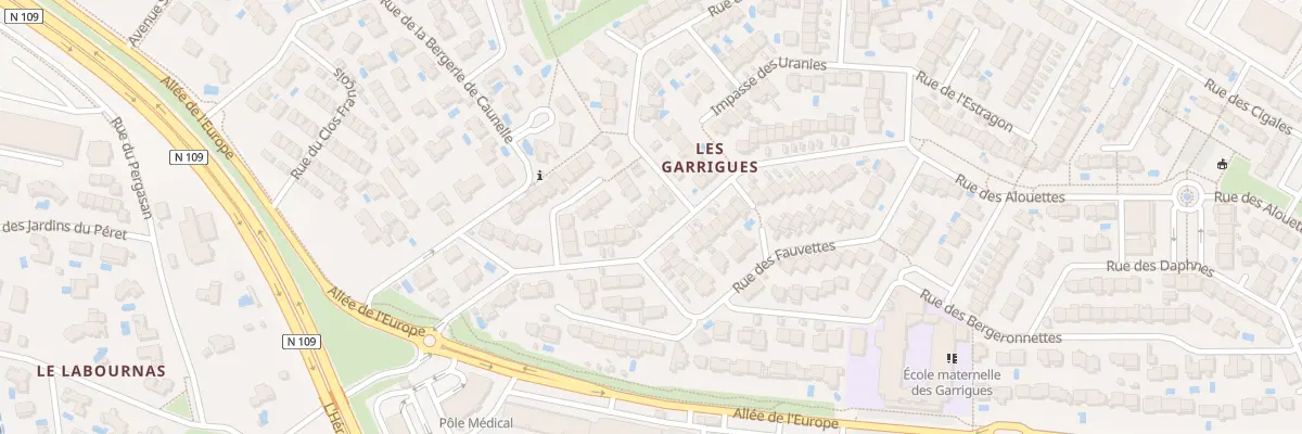 Plan du 78 Rue des Alouettes à Juvignac