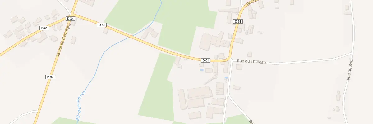 Plan du 22 Rte d’Ervy à Beugnon