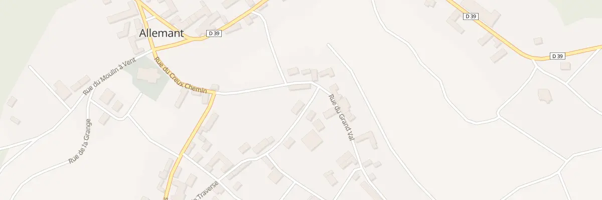 Plan du 4 Rue du Grand Val à Allemant