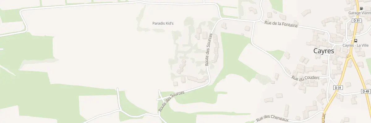 Plan du 26 Rte des Sources à Cayres