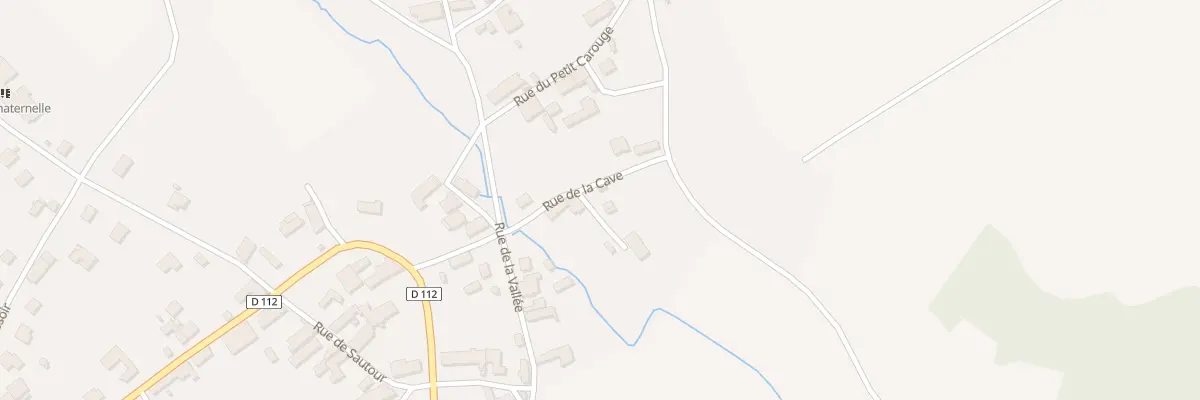 Plan du 6 Rue de la Cave à Neuvy-Sautour