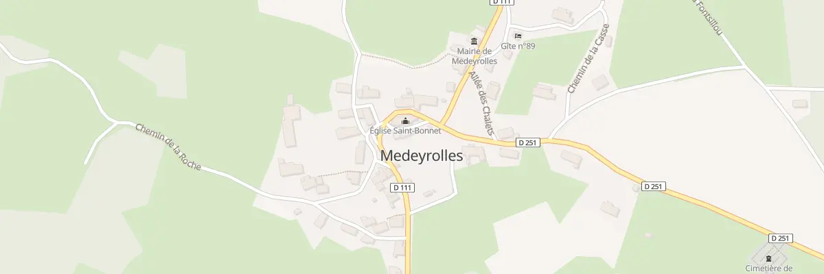 Plan du 5109 Le Bourg à Medeyrolles