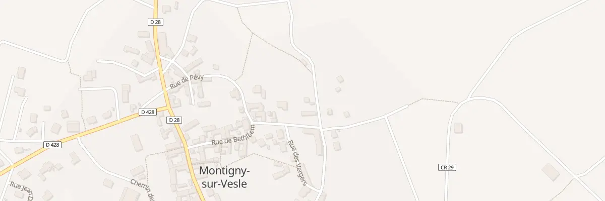 Plan du 2 Che de la Fontaine St Pierre à Montigny-sur-Vesle