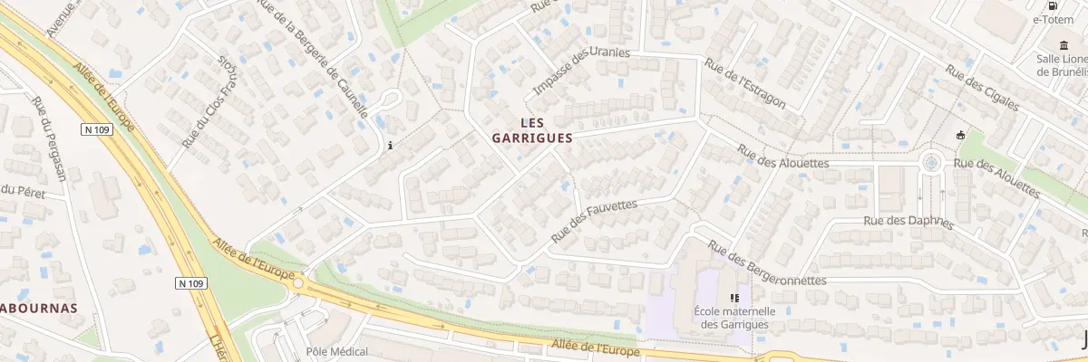 Plan du 67 Rue des Alouettes à Juvignac