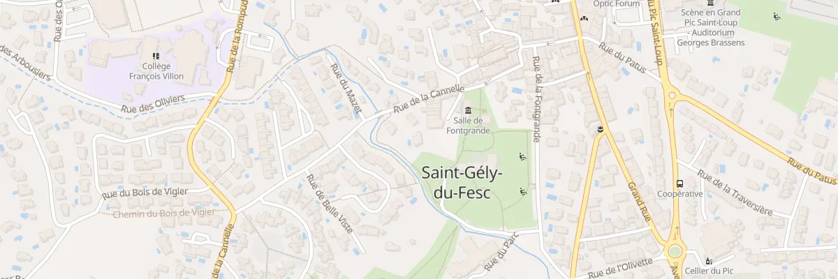 Plan du 181 Rue de la Cannelle à Saint-Gély-du-Fesc