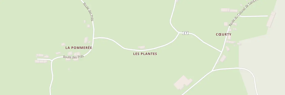 Plan du 10 Che des Plantes à Saint-Péreuse