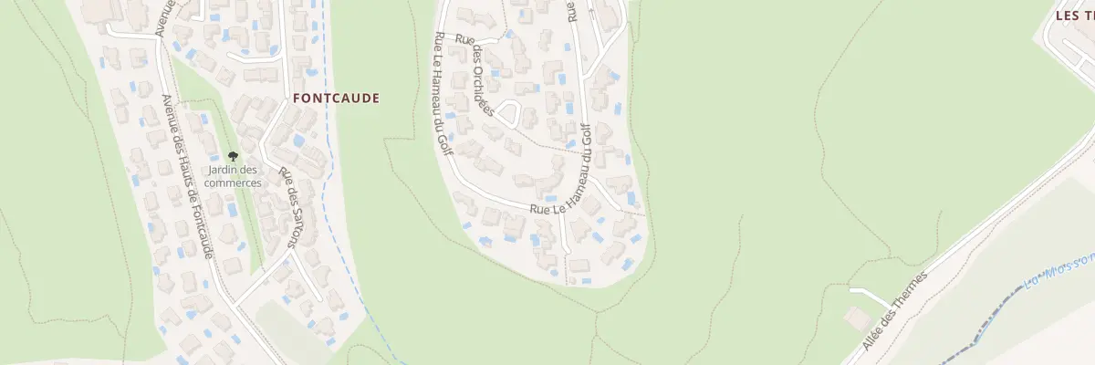 Plan du 9 Av Les Hameaux du Golf à Juvignac