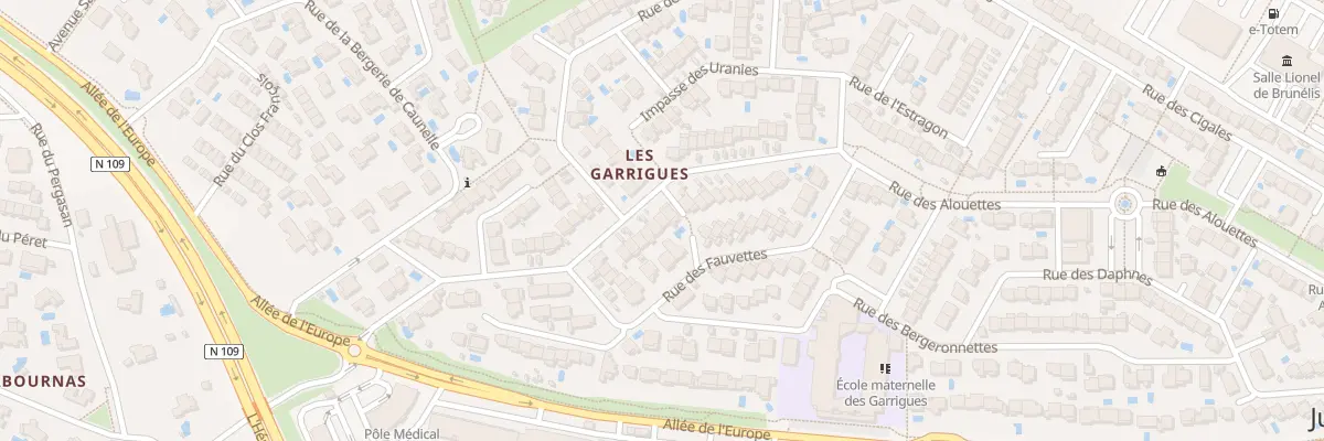 Plan du 65 Rue des Alouettes à Juvignac