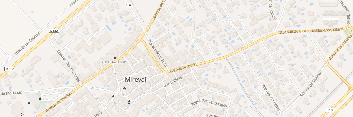 Plan du 24B Av du Poilu à Mireval