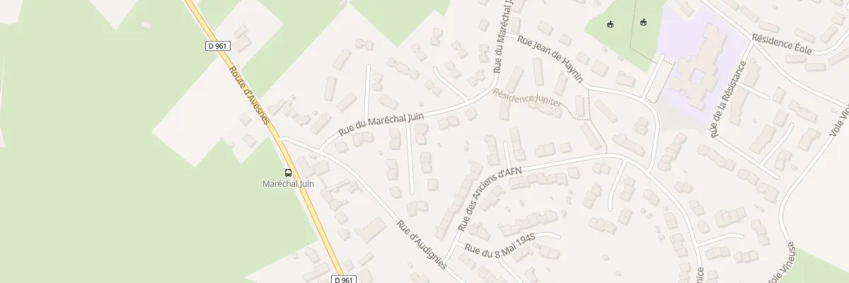 Plan du 14 Res Les Iris Rue du Mal Juin à Bavay