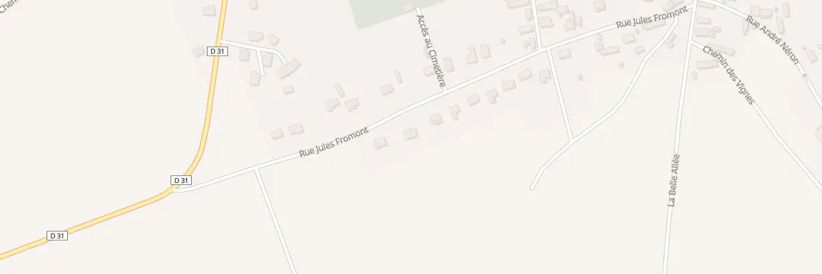Plan du 23 Rue Jules Fromont à Estissac