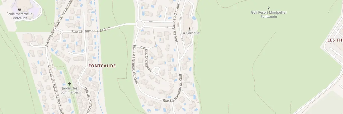 Plan du 17 Av Les Hameaux du Golf à Juvignac