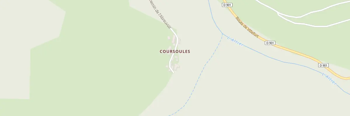 Plan du 5169 Coursoulles à Cubières