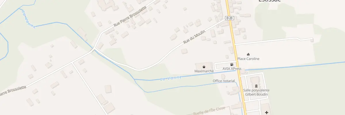 Plan du 15 Rue du Moulin à Estissac