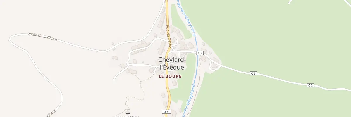Plan du 20 Rue de la Fontaine à Cheylard-l’Évêque