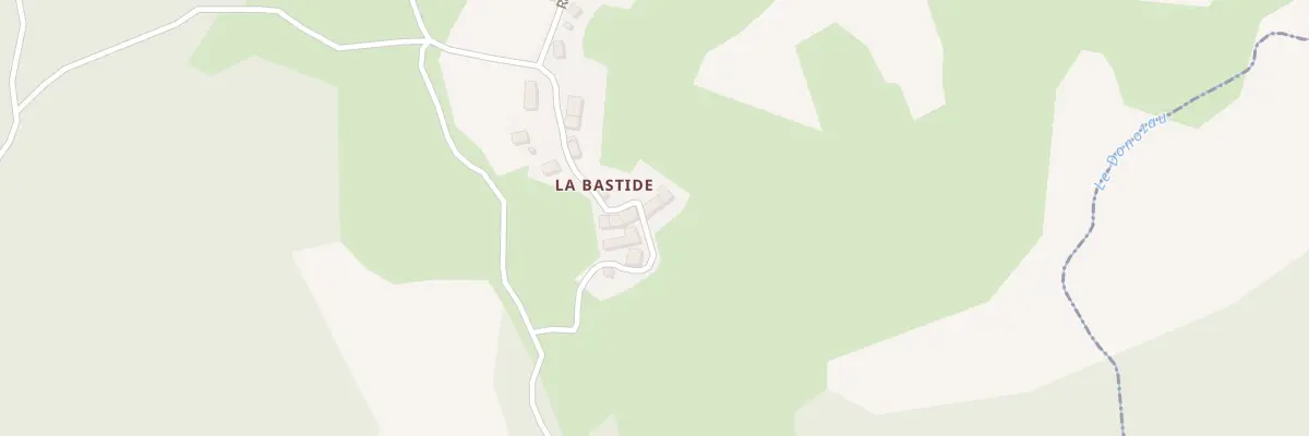 Plan du 5009 La Bastide à Rocles