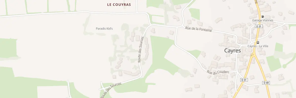 Plan du 5366 Cayre La Ville à Cayres