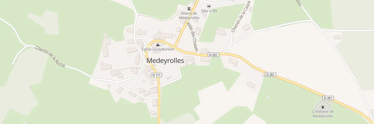 Plan du 5084 La Chanal à Medeyrolles