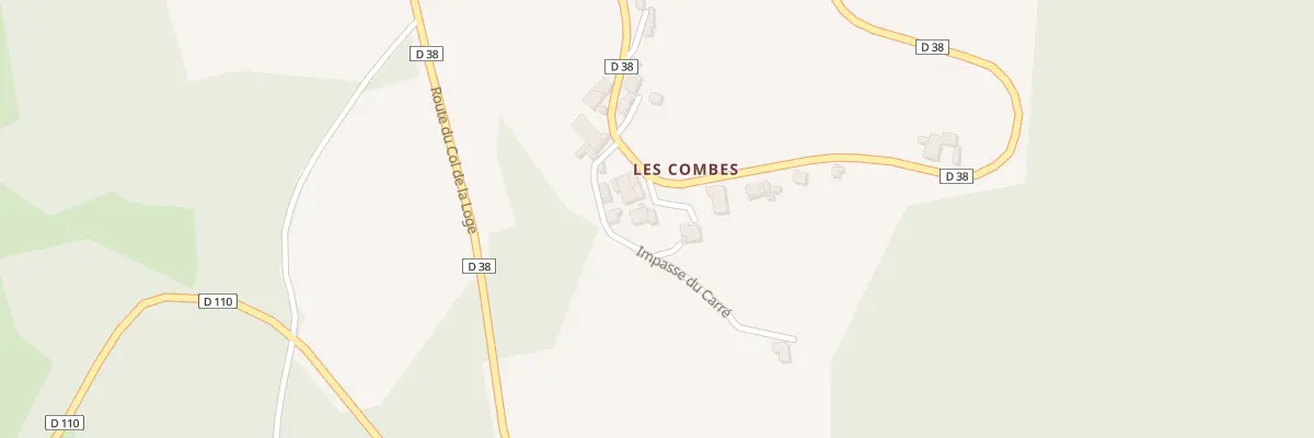 Plan du 13 Rte du Col de la Loge à Saint-Jean-la-Vêtre