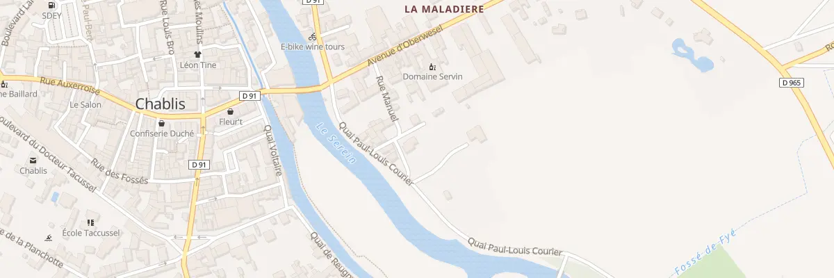 Plan du 9 Rue Manuel à Chablis