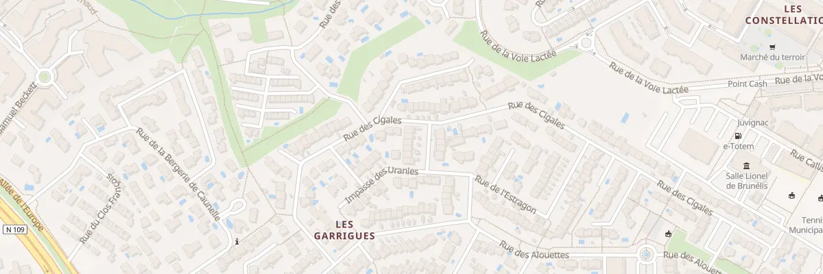 Plan du 4 Rue de l’Estragon à Juvignac