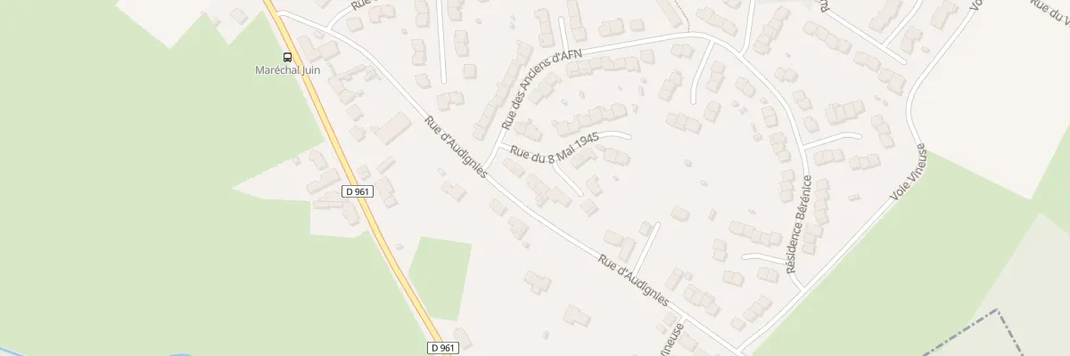 Plan du 4 Rue du 8 Mai 1945 à Bavay