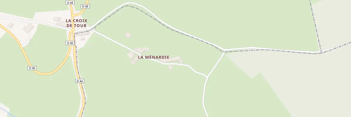 Plan du 341 Che de la Menardie à Saint-Romain-d’Urfé