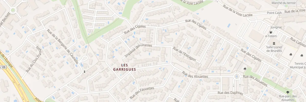 Plan du 14 Rue de l’Estragon à Juvignac