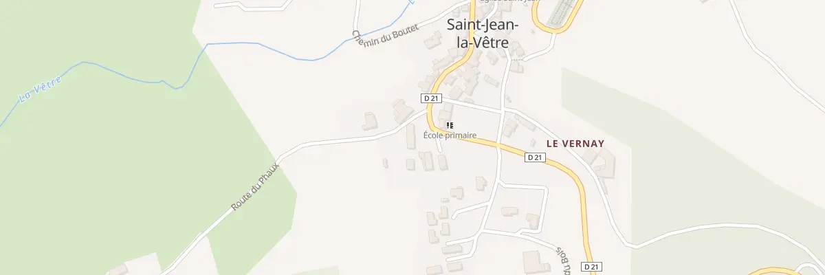 Plan du 5046 Le Bourg à Saint-Jean-la-Vêtre