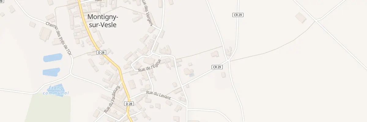 Plan du 45 Rue de Pevy à Montigny-sur-Vesle