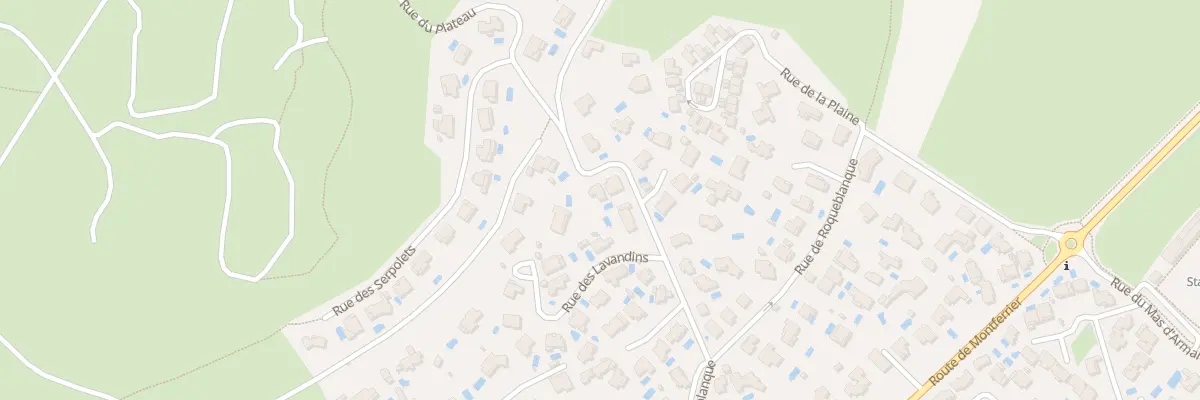 Plan du 207 Rue du Plateau à Grabels
